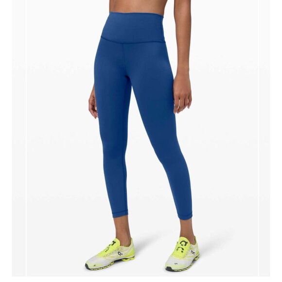 Lululemon Legging Size 6 Wunder Train High-Rise Tight 25” Regatta Blue High Rise - Picture 1 of 15